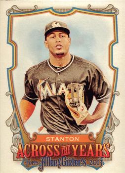 2013 Topps Allen & Ginter - Across the Years #ATY-GS Giancarlo Stanton Front