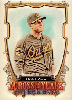 2013 Topps Allen & Ginter - Across the Years #ATY-MM Manny Machado Front