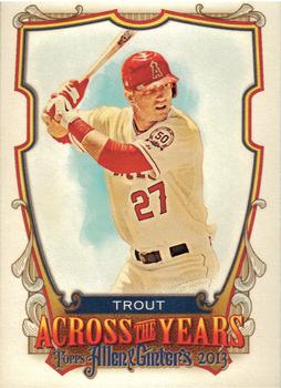 2013 Topps Allen & Ginter - Across the Years #ATY-MT Mike Trout Front