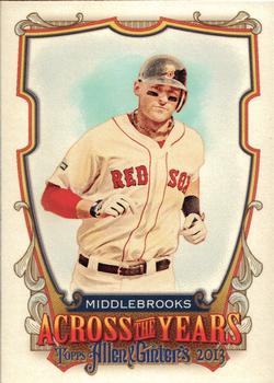 2013 Topps Allen & Ginter - Across the Years #ATY-WM Will Middlebrooks Front