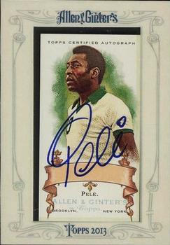 2013 Topps Allen & Ginter - Autographs #AGA-P Pele Front