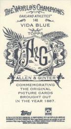 2013 Topps Allen & Ginter - Mini A & G Back #146 Vida Blue Back