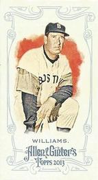 2013 Topps Allen & Ginter - Mini A & G Back #83 Ted Williams Front