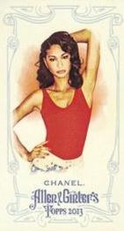 2013 Topps Allen & Ginter - Mini A & G Back Red #NNO Chanel Iman Front
