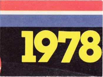 1979 Fleer Grand Slam Hi-Gloss Stickers #NNO St. Louis Cardinals Monogram Back