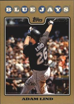 2008 Topps - Gold #169 Adam Lind Front