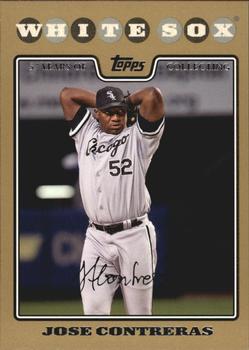 2008 Topps - Gold #248 Jose Contreras Front