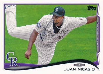 2014 Topps #13 Juan Nicasio Front