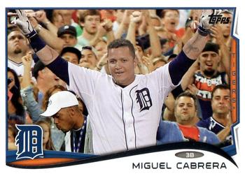 2014 Topps #250 Miguel Cabrera Front