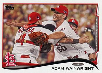 2014 Topps #375 Adam Wainwright Front