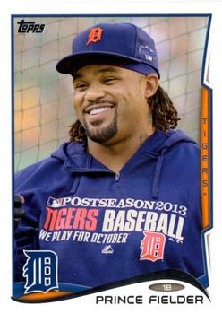 2014 Topps #550 Prince Fielder Front