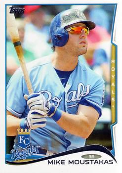2014 Topps #341 Mike Moustakas Front