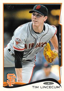 2014 Topps #397 Tim Lincecum Front