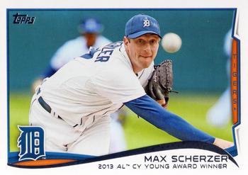 2014 Topps #630 Max Scherzer Front
