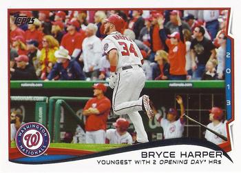 2014 Topps #390 Bryce Harper Front