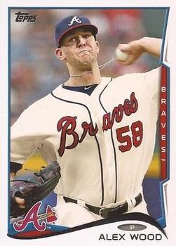 2014 Topps #437 Alex Wood Front