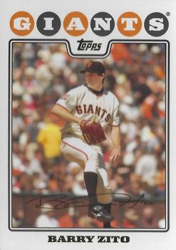 2008 Topps - Gold Foil #2 Barry Zito Front