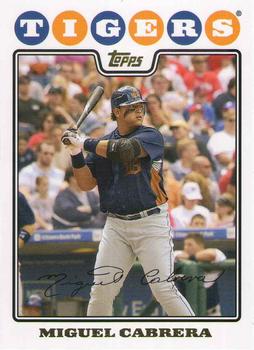 2008 Topps - Gold Foil #10 Miguel Cabrera Front