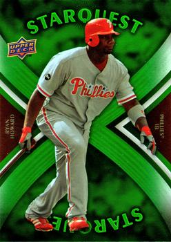 2008 Upper Deck First Edition - StarQuest Green Common #SQ-8 Ryan Howard Front