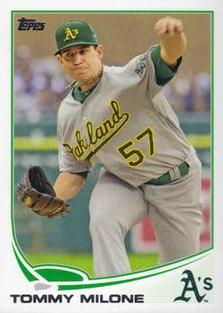 2013 Topps Mini #501 Tommy Milone Front