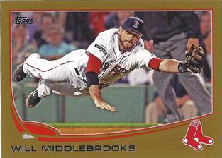 2013 Topps Mini - Gold #64 Will Middlebrooks Front