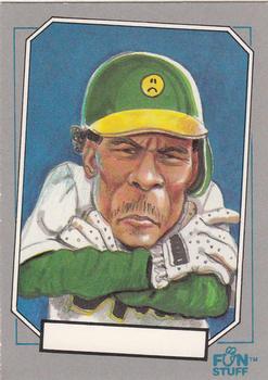 1992 Confex The Baseball Enquirer #34 Rickey Henderson Front