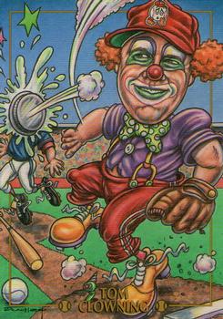 1995 Cardtoons #19 Tom Clowning Front