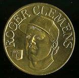 1992 Bandai Sport Star Collector Coins #NNO Roger Clemens Front