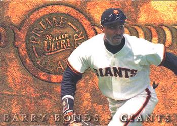 1996 Ultra - Prime Leather #15 Barry Bonds Front