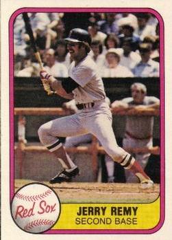 1981 Fleer #238 Jerry Remy Front