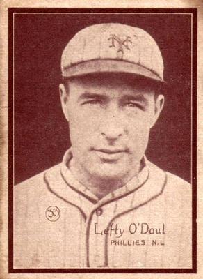 1931 W517 #33 Lefty O'Doul Front