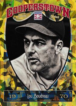 2013 Panini Cooperstown - Gold Crystal #53 Lou Boudreau Front