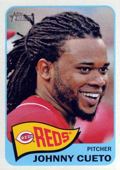 2014 Topps Heritage #123 Johnny Cueto Front
