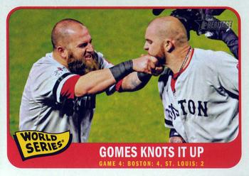 2014 Topps Heritage #135 World Series Game 4: Gomes Knots It Up Front