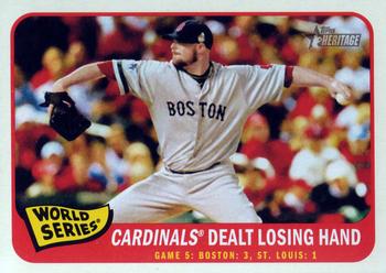 2014 Topps Heritage #136 World Series Game 5: Cardinals Dealt Losing Hand Front