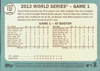 2014 Topps Heritage #132 World Series Game 1: 