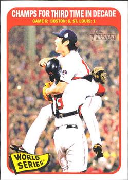 2014 Topps Heritage #137 World Series Game 6: Champs for Third Time in Decade Front