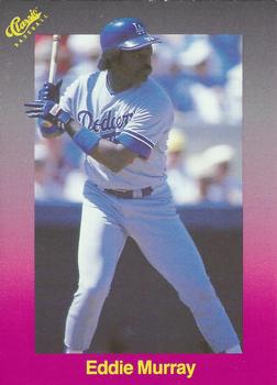 1989 Classic #160 Eddie Murray Front