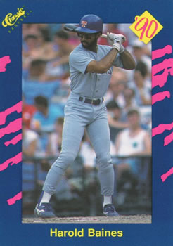 1990 Classic Blue #69 Harold Baines Front