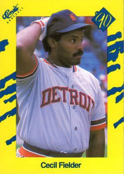 1990 Classic Yellow #T94 Cecil Fielder Front