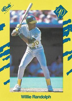 1990 Classic Yellow #T71 Willie Randolph Front