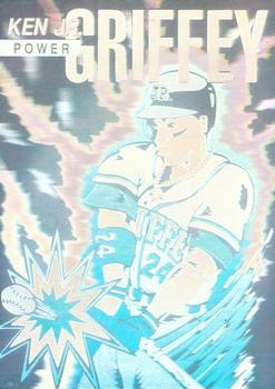 1992 Arena Kid Griff Holograms Silver #3 Ken Griffey Jr. Front