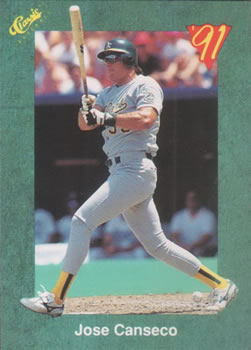 1991 Classic III #T6 Jose Canseco Front