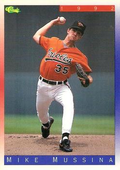 1992 Classic II #T14 Mike Mussina Front
