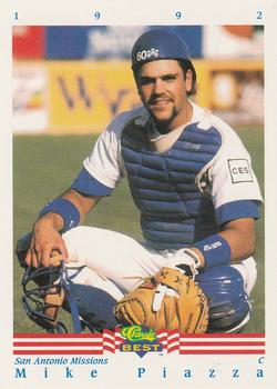 1992 Classic Best #345 Mike Piazza Front