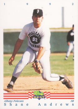 1992 Classic Best #8 Shane Andrews Front