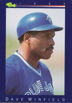 1992 Classic #194 Dave Winfield Front