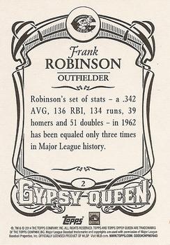 2014 Topps Gypsy Queen #2 Frank Robinson Back