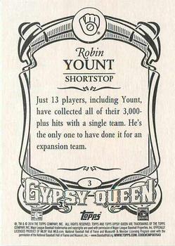 2014 Topps Gypsy Queen #3 Robin Yount Back