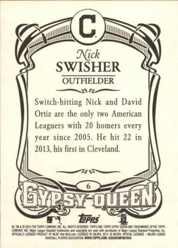 2014 Topps Gypsy Queen #6 Nick Swisher Back